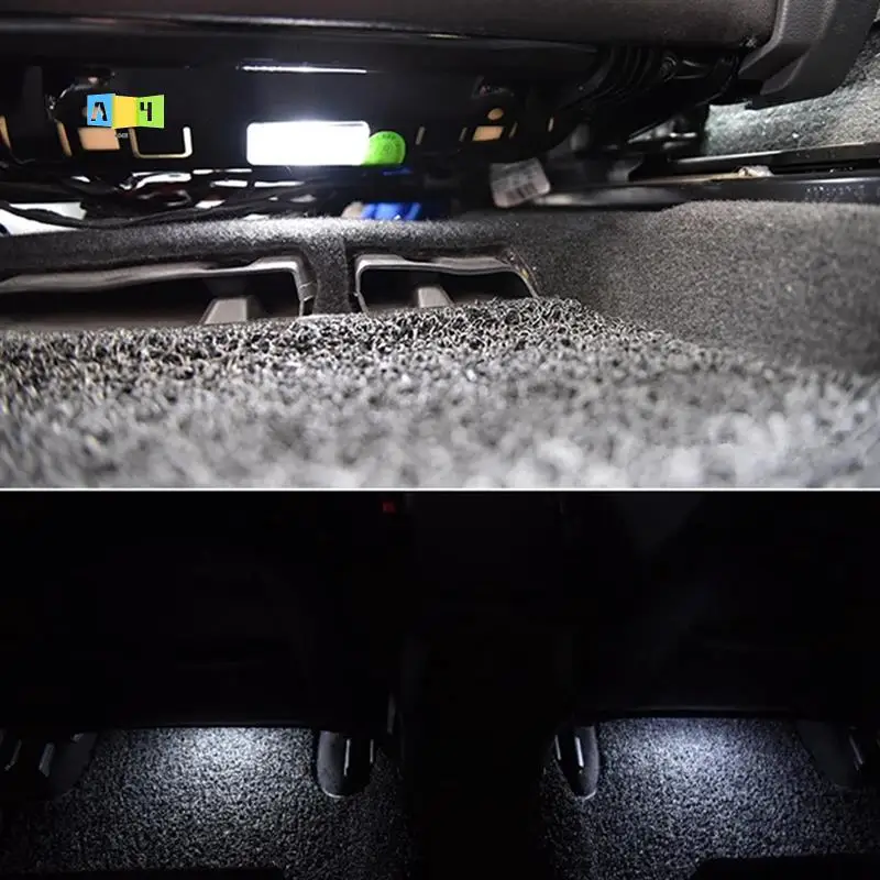 

A04E-Внутренний светодиодный светильник для ног автомобиля, жгут проводов лампы для ног для PASSAT B7 B8 CC Golf 7 MK7 7,5 Jetta Tiguan MK2 5GG947409