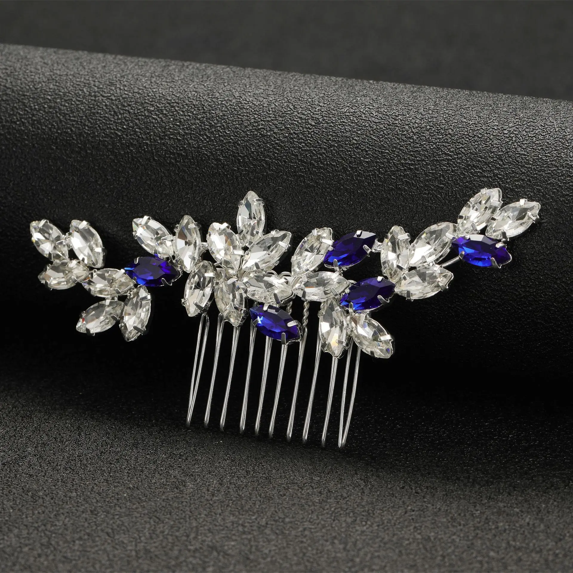 Bruiloft Haar Kammen Haarspelden Clips voor Bruid Vrouwen Meisjes Haar Sieraden Accessoires Bling Strass Hoofddeksel Haar Styling Sieraden