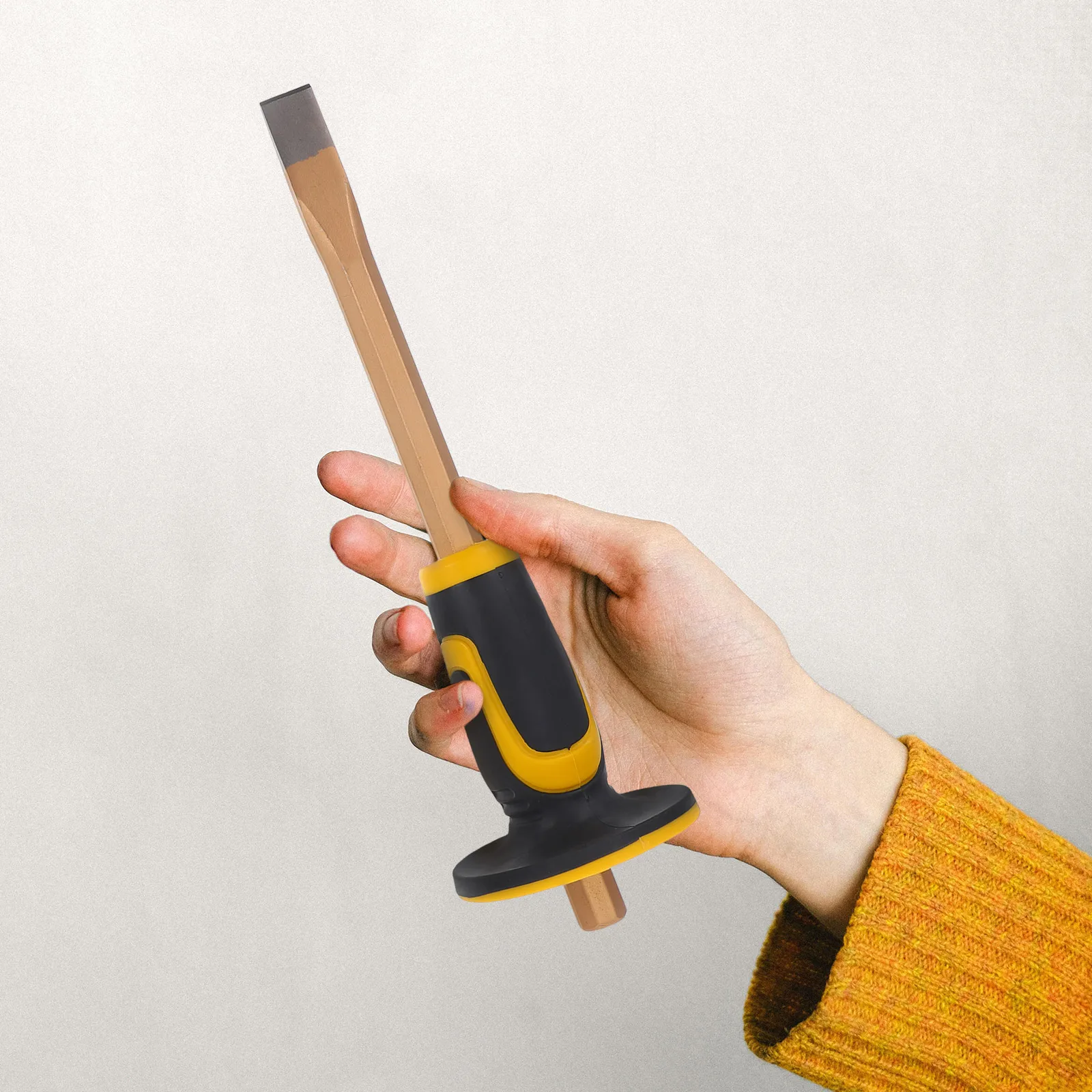 

Masonry Carving Masonry Chisel Hand Guard Woodworking Concrete Brick Splitting Carpenter Chisel Tool Stonemason