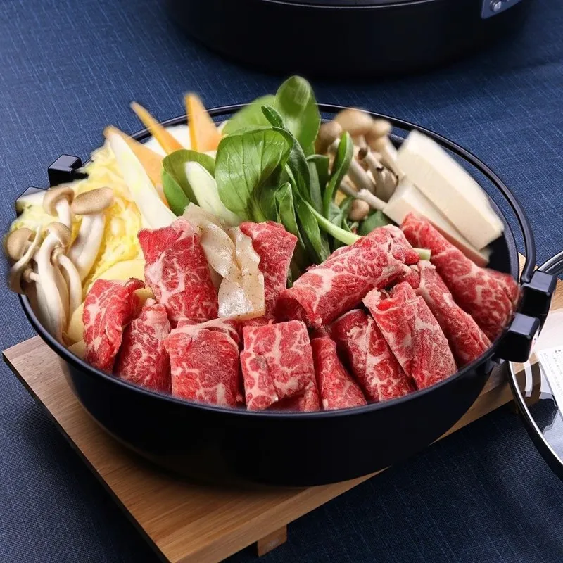 Non-Stick Grill Pan, Japanese-Style Sukiyaki Hot Pot, Soup Cooking, Fried Rice Cake