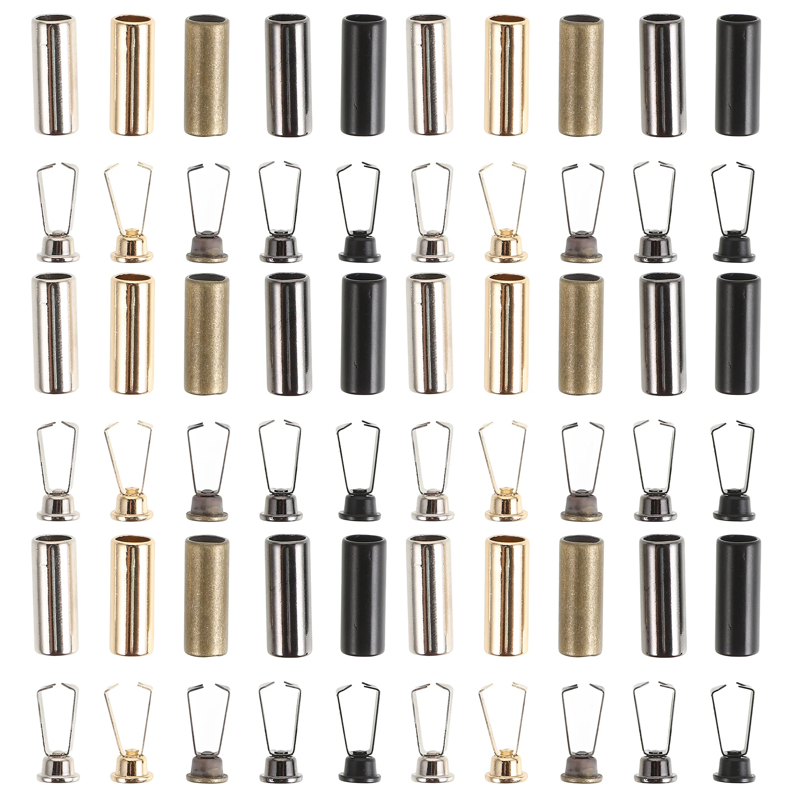 

30 set Locks For Drawstrings Alloy Fastener Toggles Drawstring Clamp Rope Cord Ends Stop Toggle Clothing Lanyard Toggles Strap