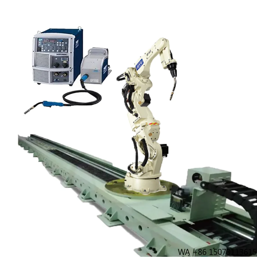 7-Axis Robotic Welding Arm System for Complex Welding Paths, Includes Integrated Robotic Welding Power Source