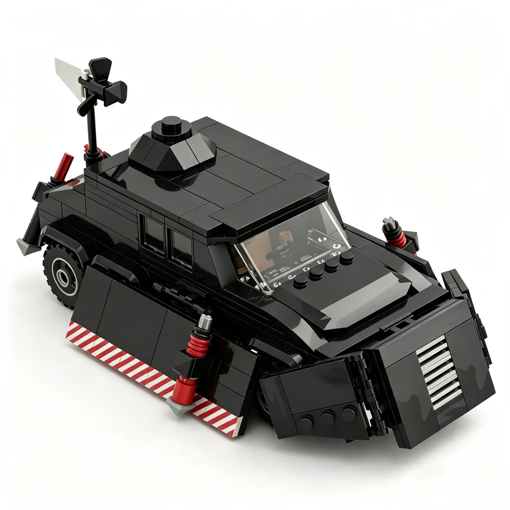 TIV2 Tornado Intercept Vehicle Building Blocks Model Storm Chasing Armored Car Bricks Set DIY Assembly For Gift Collection