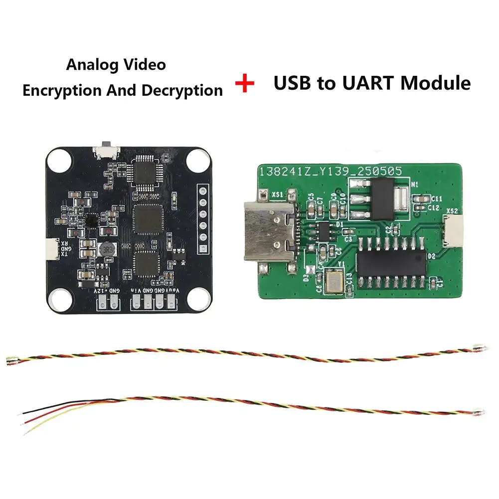 8 Sets Of Second-generation Analog Video Encryption Modules USB To Serial Port Second Generation Analog Video Decryption Module