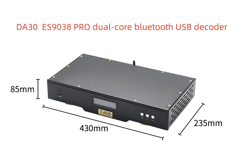 

DA30 ES9038 PRO dual-core bluetooth USB decoder