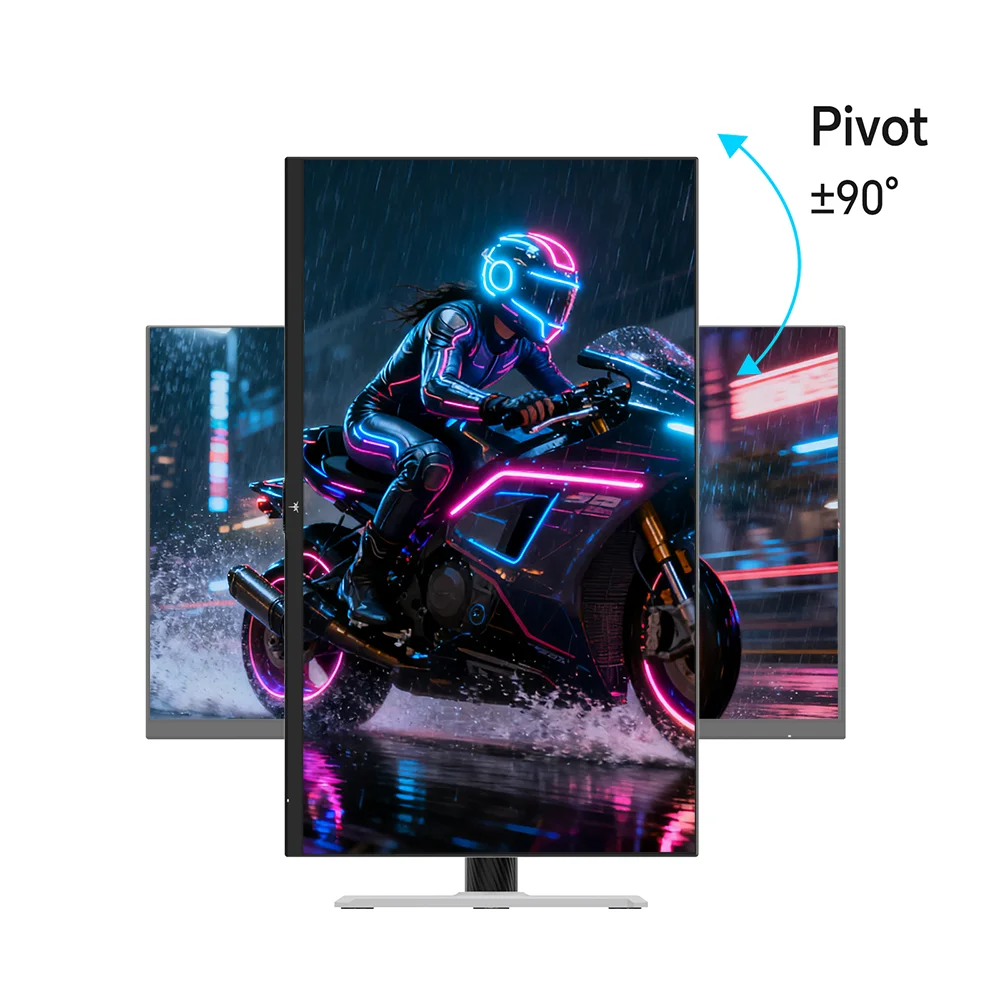 KTC H27T6 27' QHD Gaming Monitor, 2560 X 1440, 450 cd/㎡, Fast IPS Panel, 210Hz (Overclocked) Refresh Rate, 1ms GTG, HDR400, 131% SRGB, Adaptive Sync, 1.07B Colors, DP 1.4/HDMI 2.0, VESA Mount