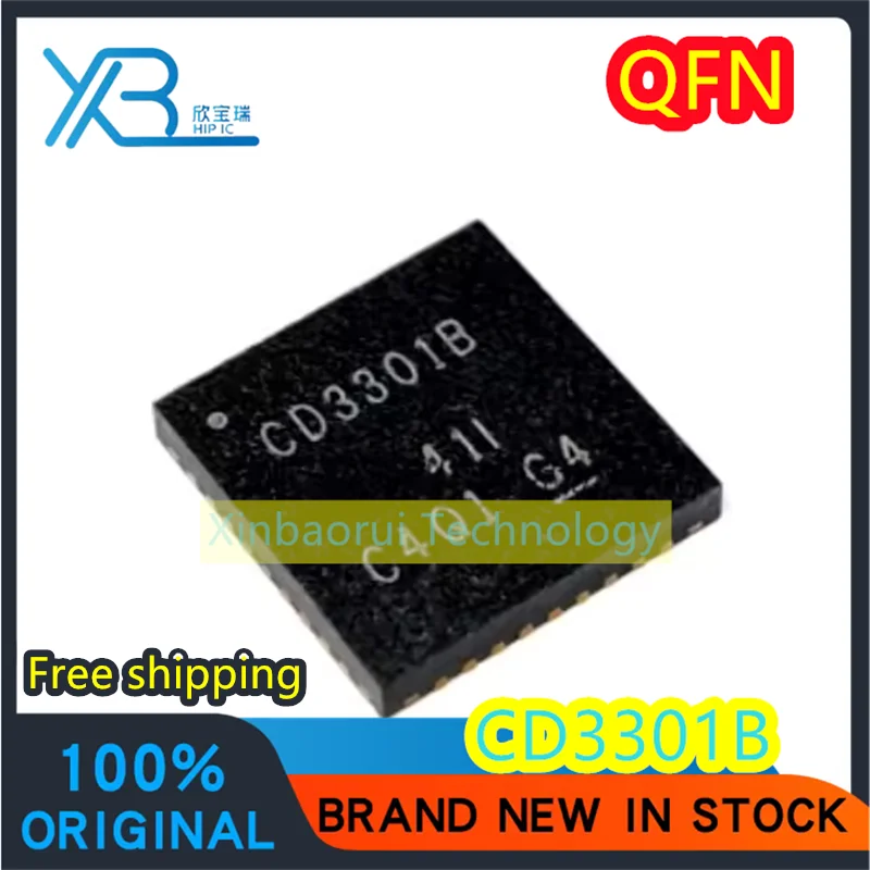 

(5/30pieces) CD3301BRHHR CD3301B Computer motherboard chip QFN 100% new original consumer electronics Free shipping