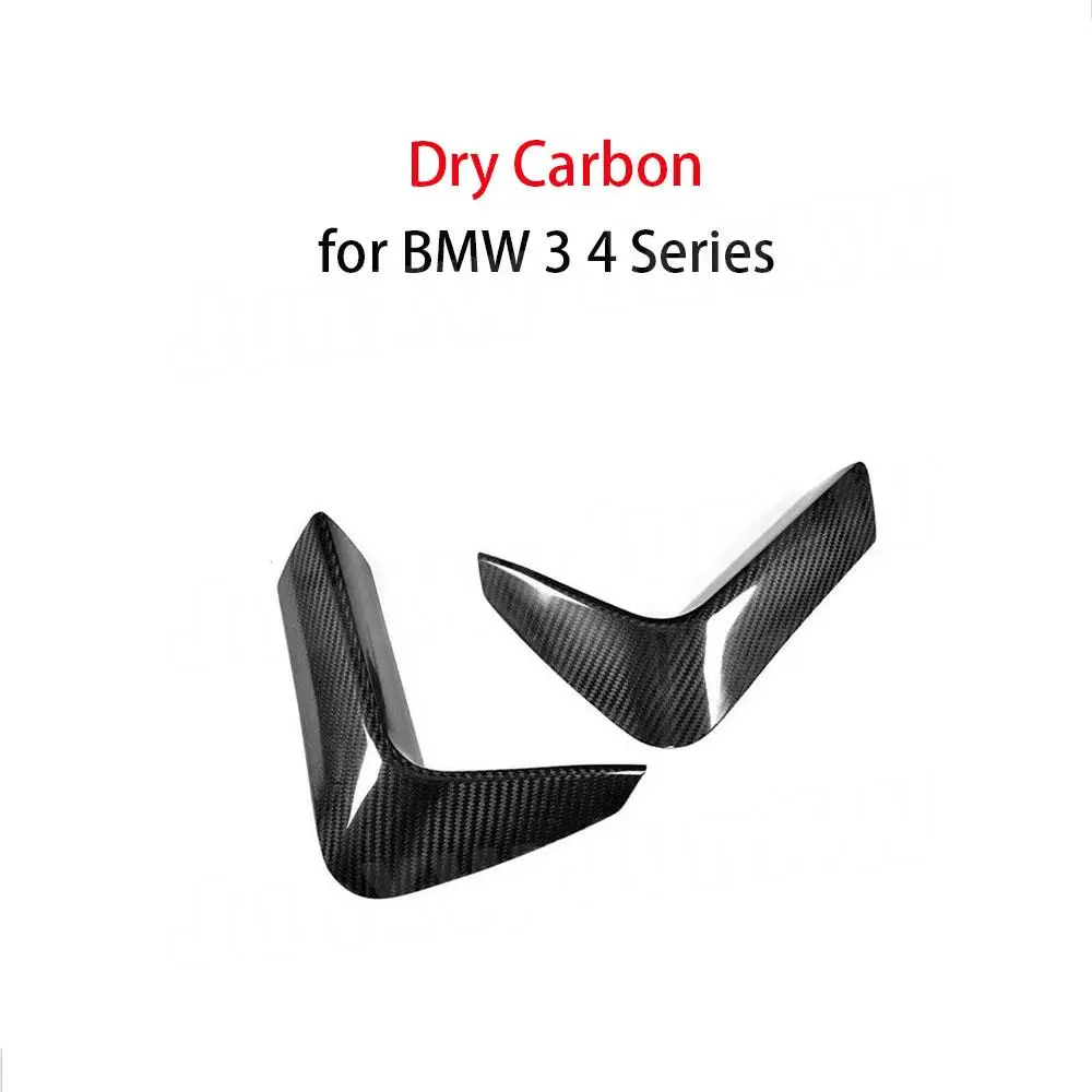 For BMW 3 4 Series F80 M3 F82 F83 M4 2014-2018 FRP Rear Bumper Lip Diffuser Splitters Dry Carbon Fiber Rear Diffuser Splitters