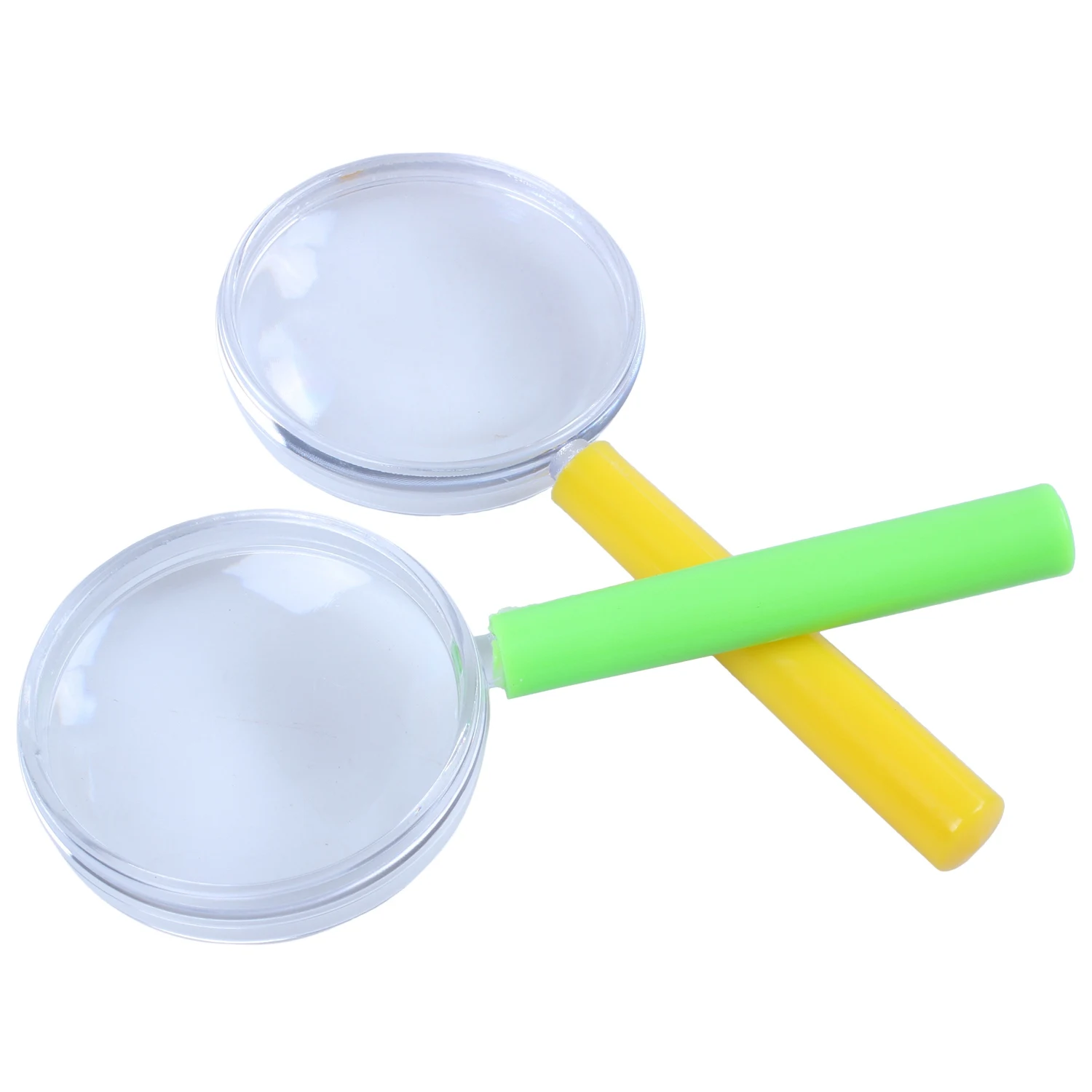 4Pcs plastic mini magnifying glass children's toys