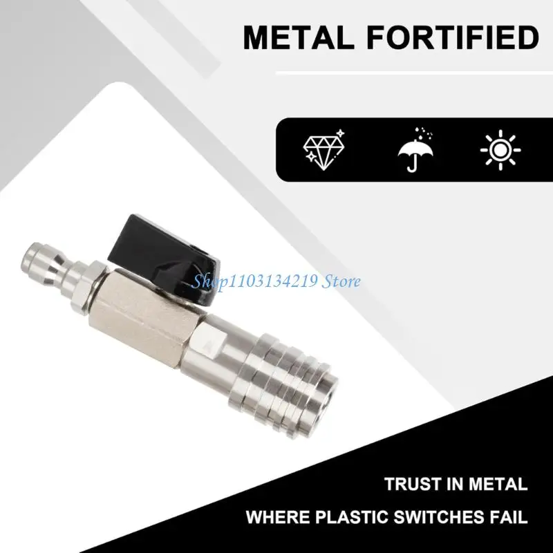 N5KC Adapter Converting Standard 1/4 GHT Hose to 3/8 Quickly Connects Nozzle