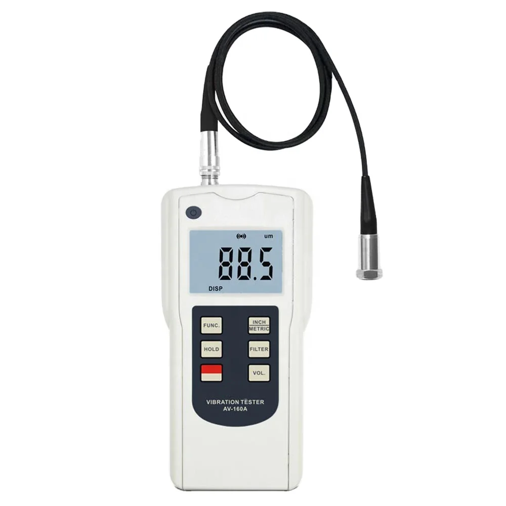 AV-160A Digital High Resolution Vibration Meter Detector Seismograph High Quality Accelerometer Portable
