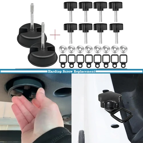 Juego de herramientas de tuercas de perno de tornillo de desmontaje de cobertizo de techo duro de coche para Jeep JK Wrangler 2007-2017 accesorios interiores