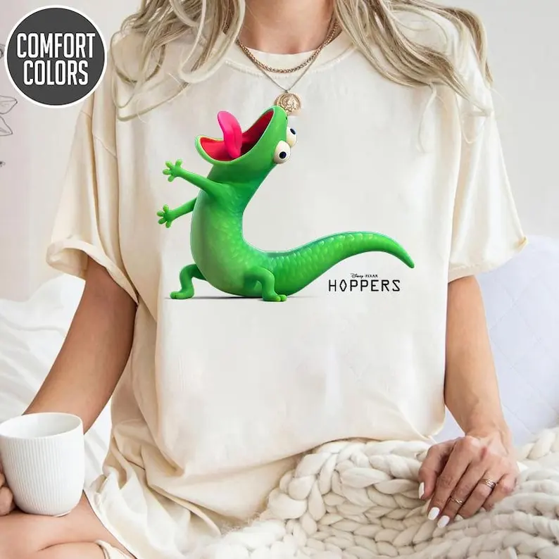 Футболка Hoppers Tom Lizard, подарки для семейного отдыха, футболка с портретом Тома Лизарда, футболка с изображением Мэйбел Танаки Эллен Бир