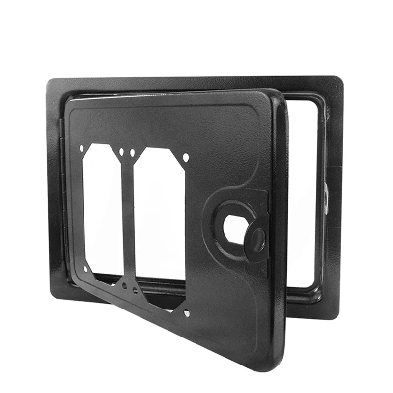 Arcade Game Cash Access Iron Double Coin Door Jamma MAME Pinball Systems for Arcade Game Machines Cabinets Cash Boxes