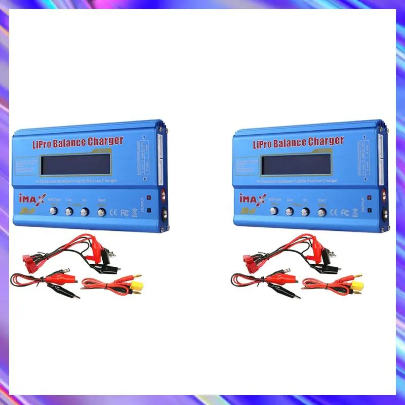 

A24U 2X для IMAX B6 80 Вт зарядное устройство Lipo + XT60 Lipo Nimh Li- Ni-Cd цифровое зарядное устройство Lipro Balance Smart Charger