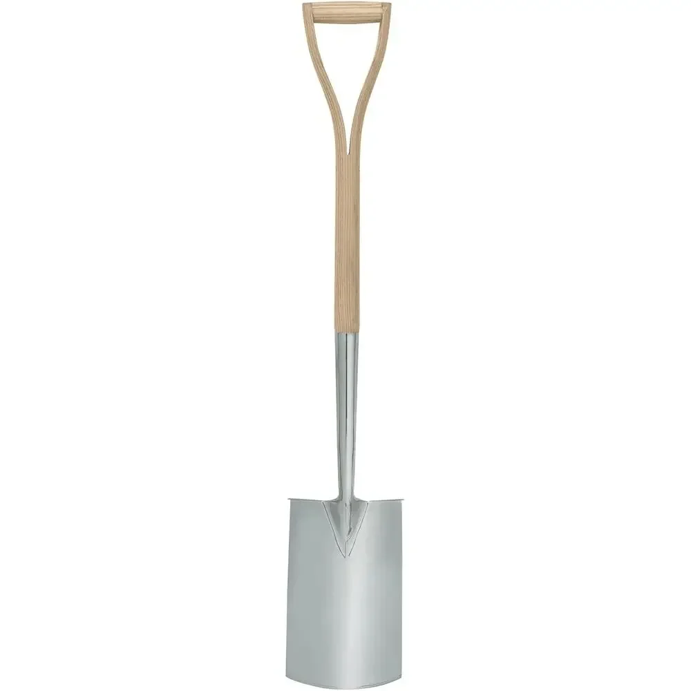 Stainless Steel Digging Spade with Ash Handle, Heritage Quality