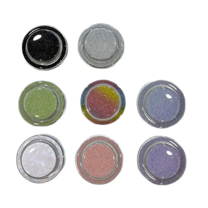 

3D Glitter Coloful Round Magnetic Holder Grip Tok Griptok Phone Stand Holder Support For iPhone 14 For Pad Magsafe Smart Tok