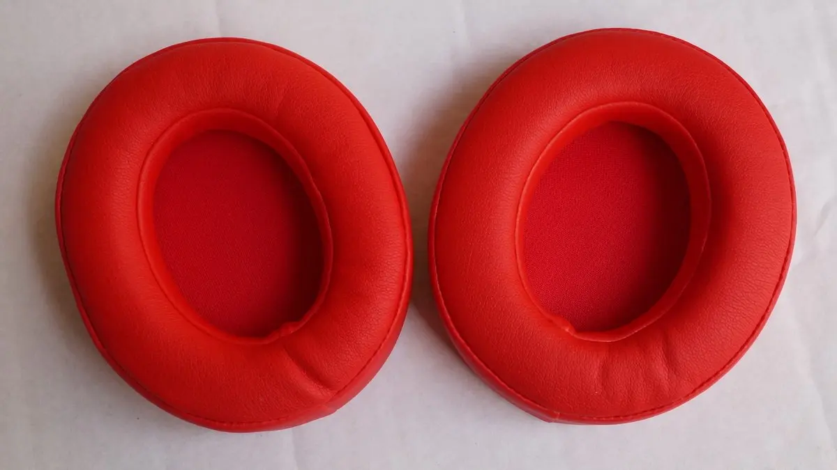 V-MOTA Studio 2 bantalan telinga kompatibel dengan Beats Studio 2.0 / Studio 3.0 nirkabel B0500/B0501, suku cadang perbaikan pengganti (merah)