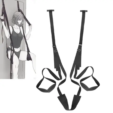 Wisząca huśtawka do drzwi erotycznych BDSM Zabawki erotyczne dla par Fetysz SM Bondage Ograniczenia Gry dla dorosłych Meble erotyczne Huśtawki nad drzwiami