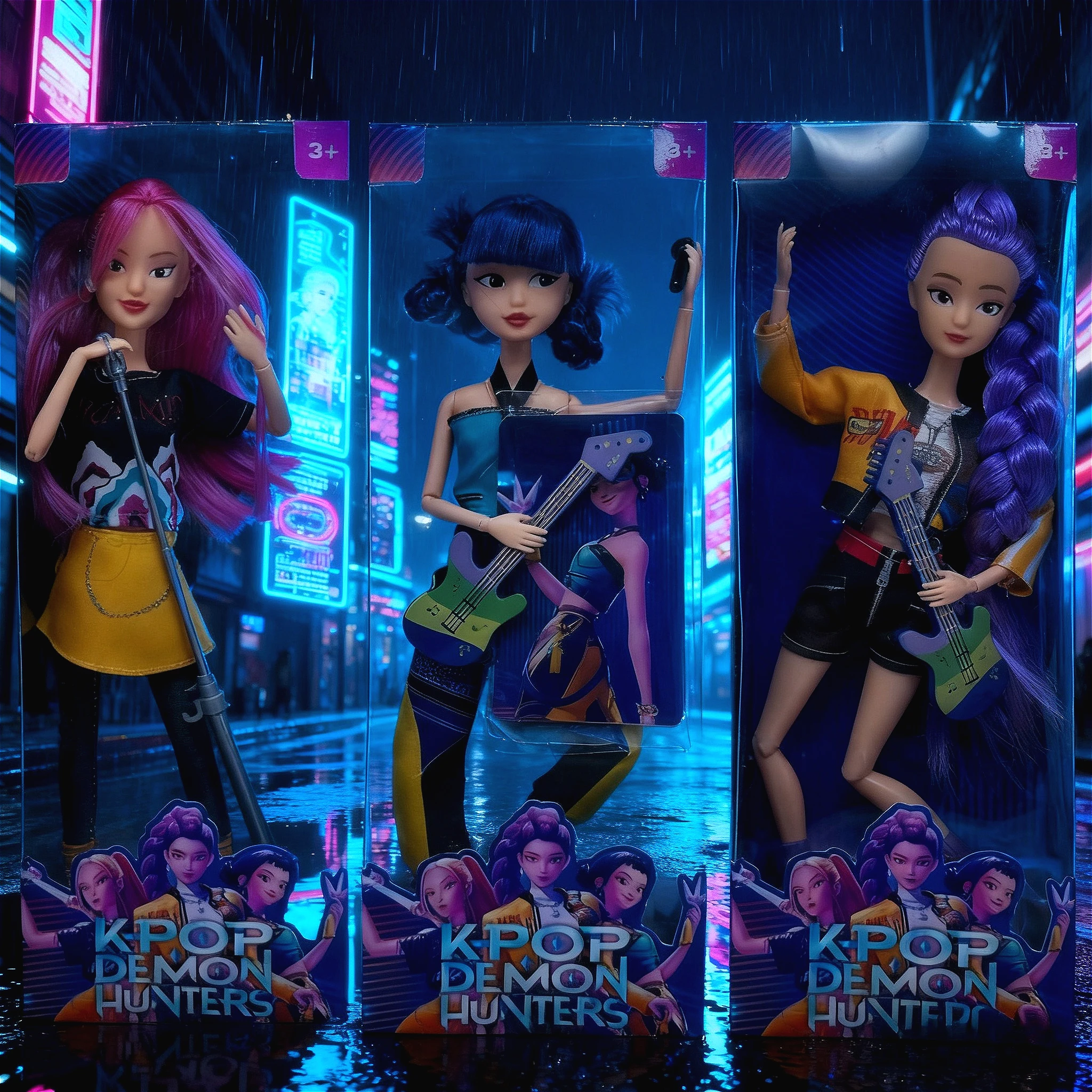 شخصية Kpop Devil Hunter من الفينيل، دمية K-POP الشيطان القاتل الجديدة، Lumimila Zoey، ديكورات سطح المكتب، هدايا زخرفية.