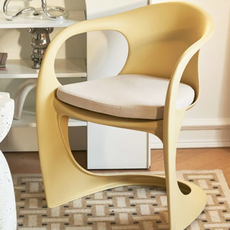 

Joylive Nordic Acrylic Plastic Dining Chair Designer Home Small-sized Apartment Backrest Chair Is A Popular Transparent Chair