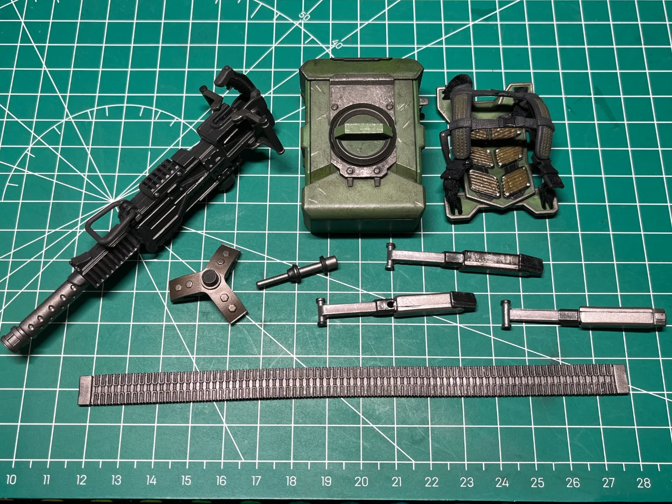 

1:12 Scale Machine Gun SET Model for 6'' Mezco Special Forces