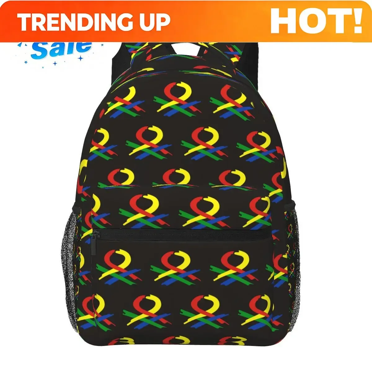 Custom Bag United Colors Of Benetton Backpack Featuring A Single Main Compartment, Perfect Leisurely Strolls, Or Everyda