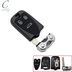 Cocolockey Smart Car Key Shell for Alfa Romeo 159 BRERA 156 SPIDER 3 Buttons Remote Key Fob with Battery Holder New Blade