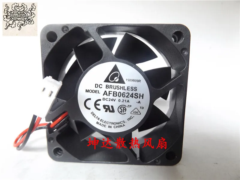 

Ltsf For Delta Electronics AFB0624SH DC 24V 0.21A 60x60x25mm 2-Wire Server Cooling Fan