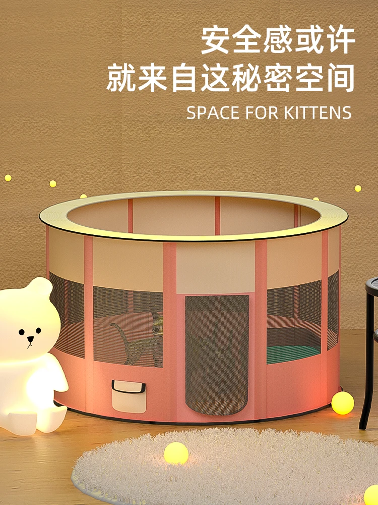 The product can be customized.Cat-specific delivery room closed tent pet dog breeding delivery box pregnant cat nest