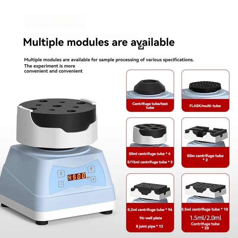 Vortex mixer, vortex shaker, stirrer, laboratory multi-functional multi-tube vortex mixer