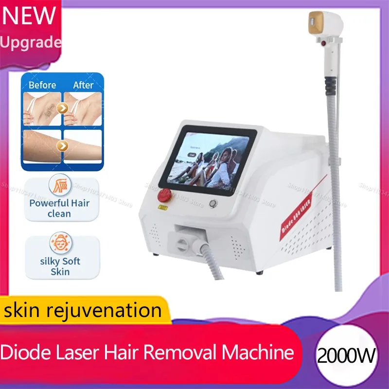 

Depiladora Laser Hair Removal Portable 808nm Diode Laser Hair Removal Machine Triple Wavelength Diode Laser Hair Removal Machine