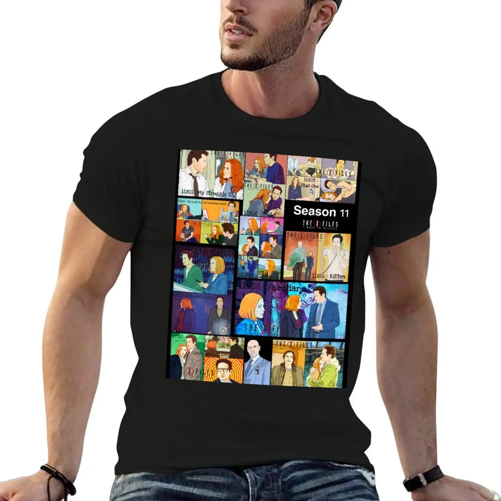 The X files season 11 all the episodes ( more 70 designs XFiles in my shop) T-Shirt Basic Breathable Solid Color T-Shirt