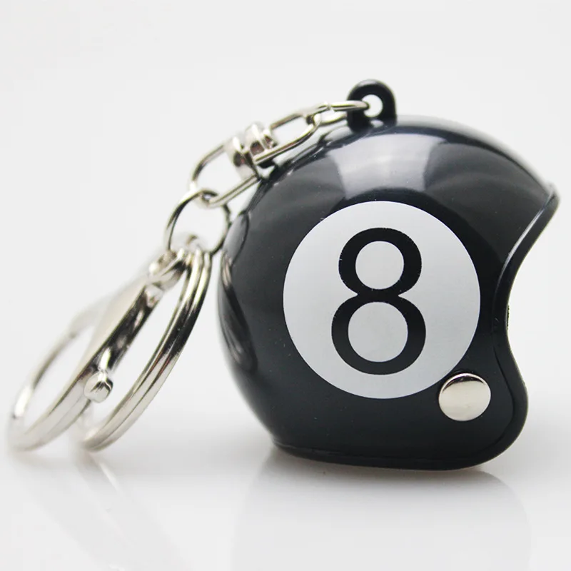 Mini Helmet Keychain Cute Backpack Ornament Pendant Cartoon Anime Helmet Car Keychain Bag Accessories