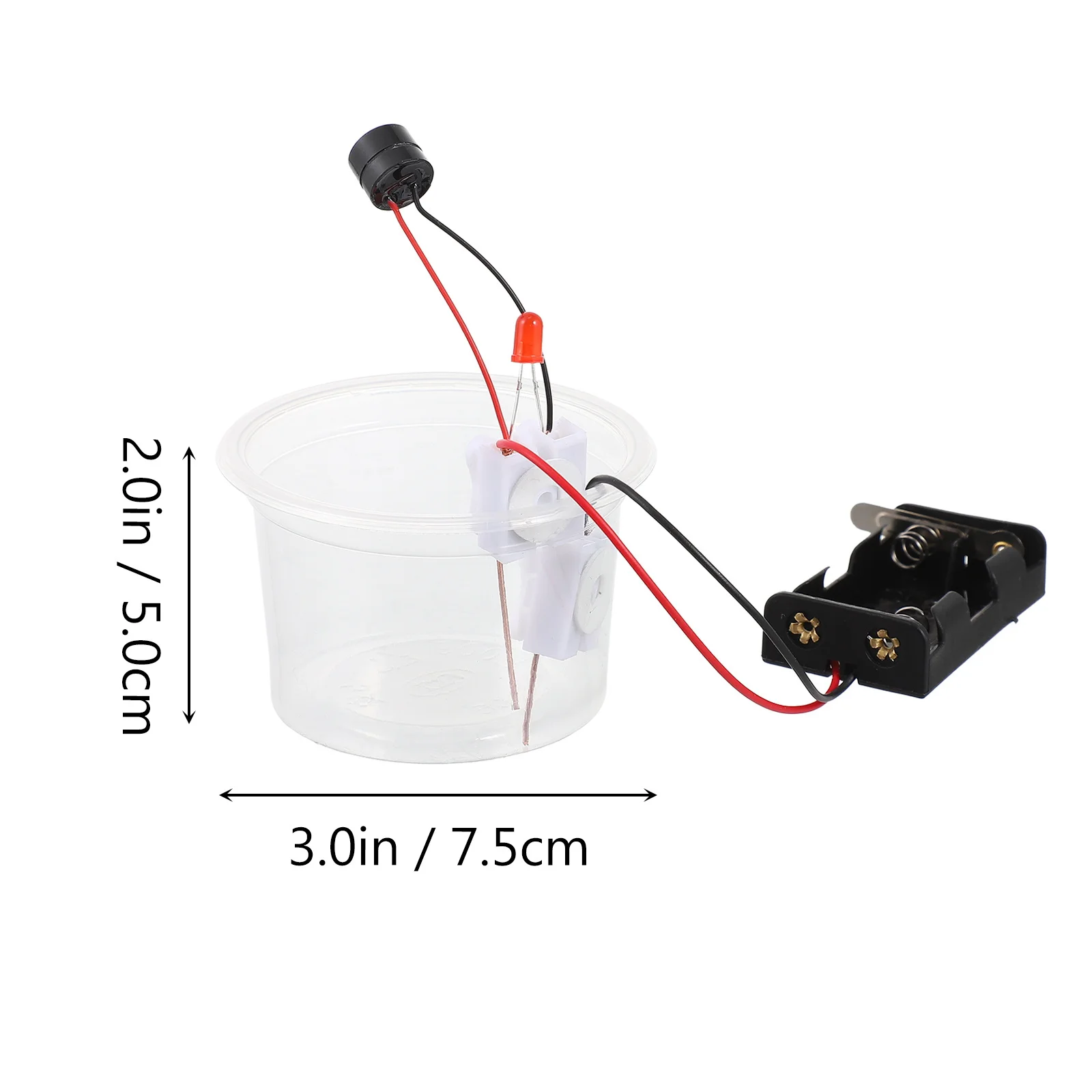 1セット 水位警報器 教育科学 STEM 電気学習キット 実験 電子工作 DIY 物理学デバイス