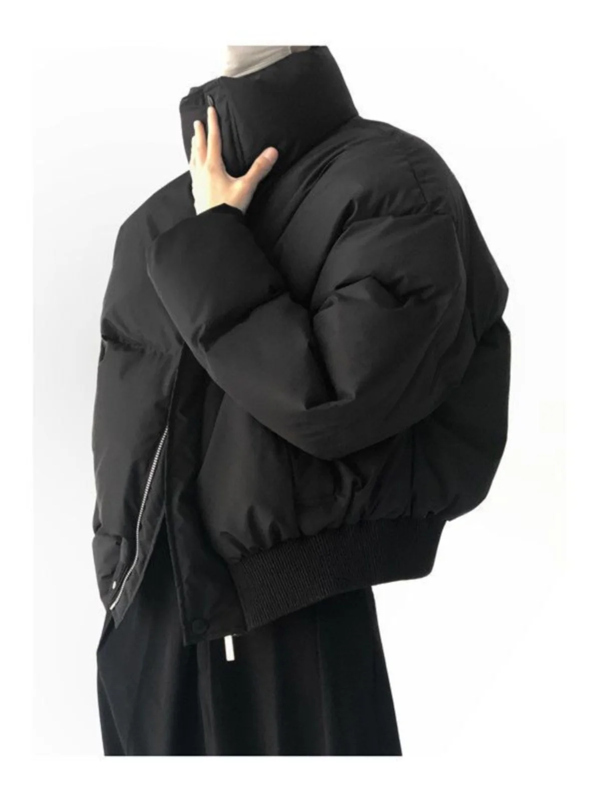 

Мужская теплая повседневная верхняя одежда из хлопка с застежкой-молнией, модная японская одежда в стиле ретро с застежкой-молнией C...