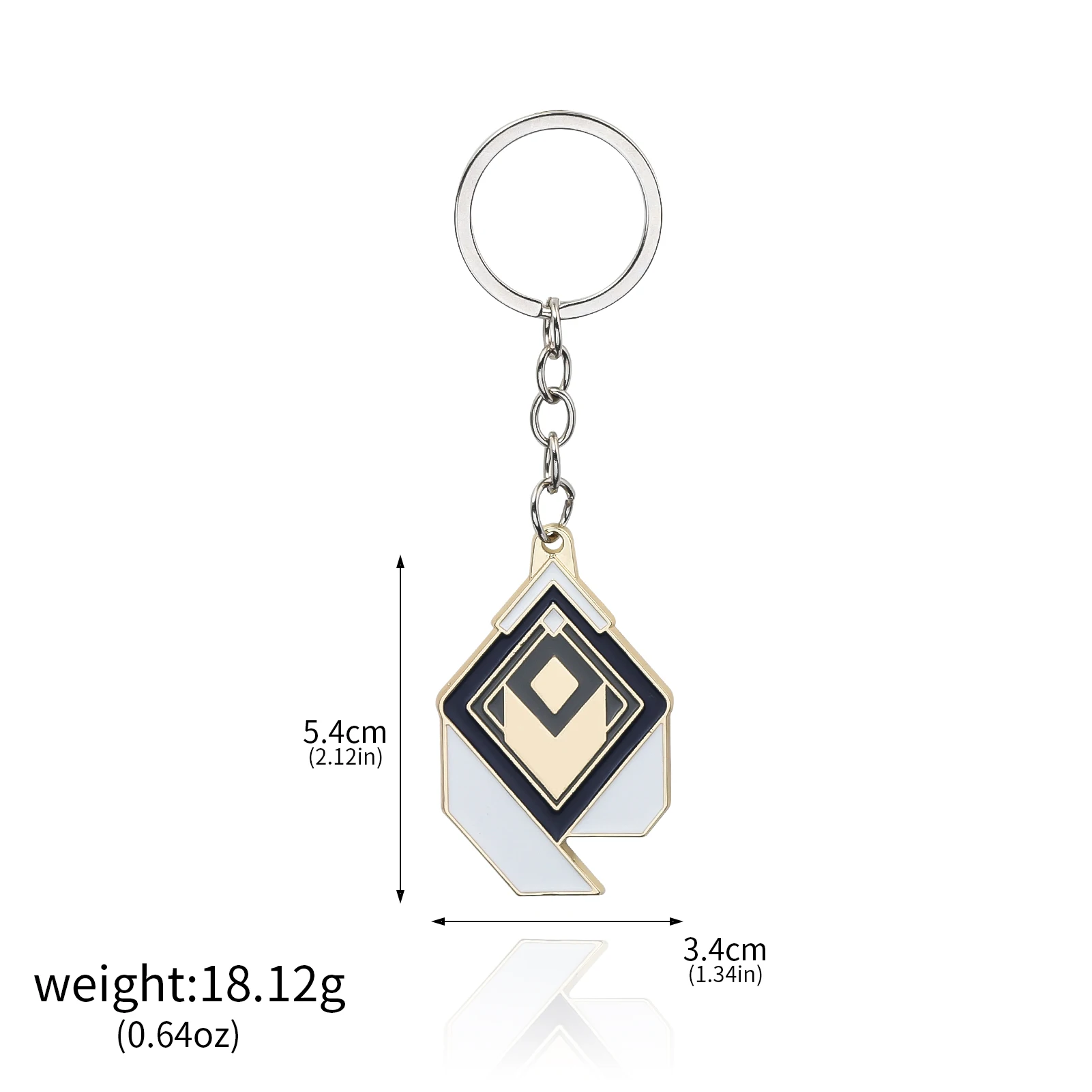 VALORANT Competitive Player's Rank Radiant Enamel Pendant Keychain for Men Women Metal Key Ring Fans Collectible Jewelry Gift view 6