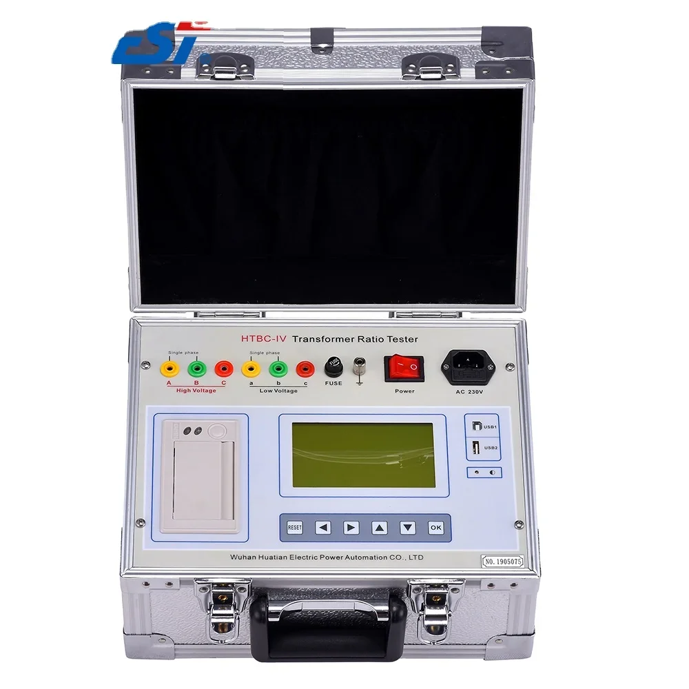 B UHV-331 Automatic Digital TTR Meter Turns Ratio Test Equipment Portable 3 Phase Transformer Turns Ratio Tester