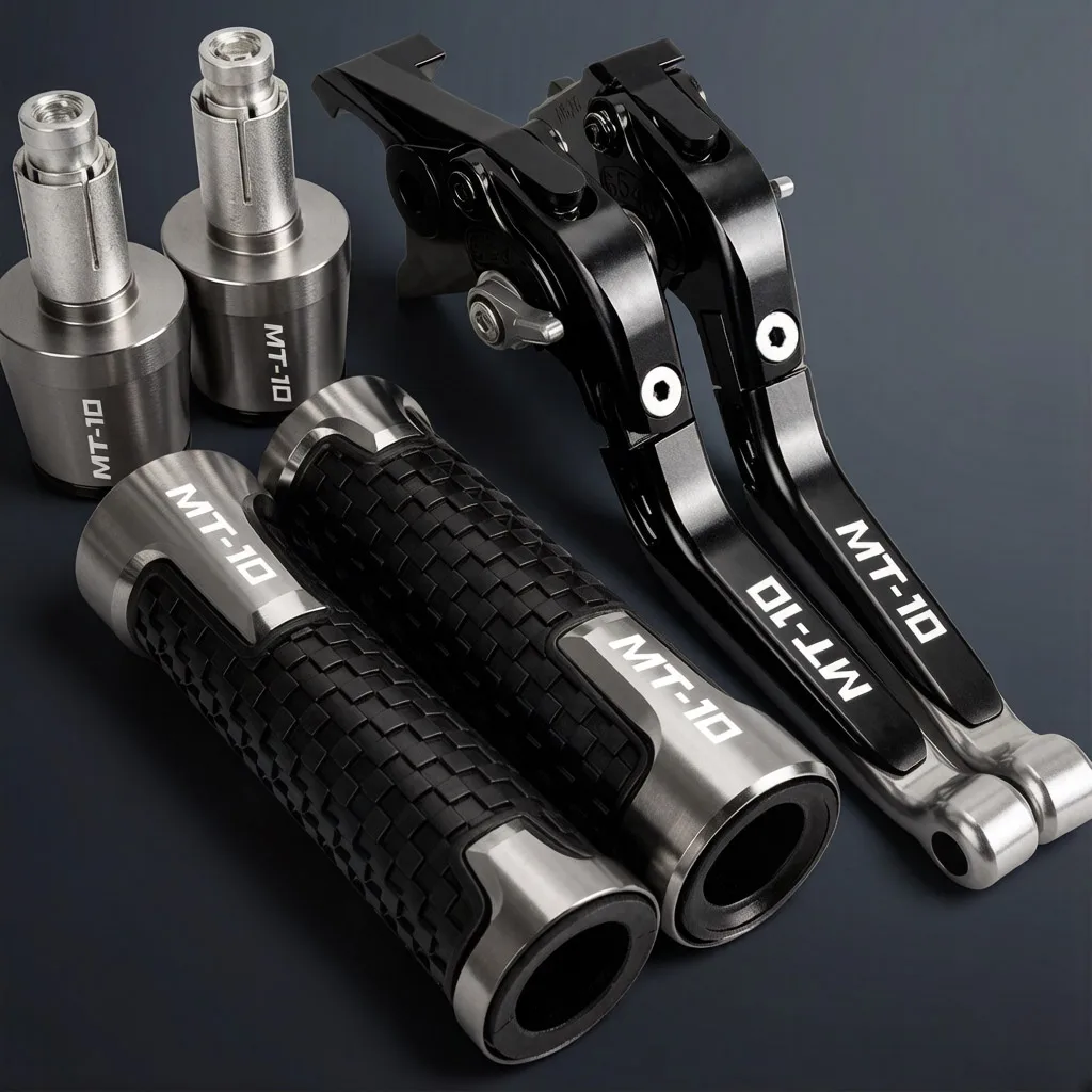 

For Yamaha MT-10 FZ10 MT10 2016-2023 Motorcycle Clutch Lever Brake Levers Moto Handlebar Handle Hand Grips Ends Cap
