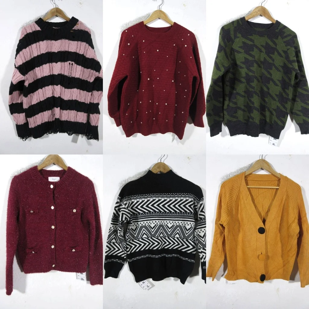 

Винтажный вязаный свитер с мультяшной вышивкой, мягкий и удобный трикотажный худи с длинными рукавами, круглым вырезом, стандартного кроя, летний