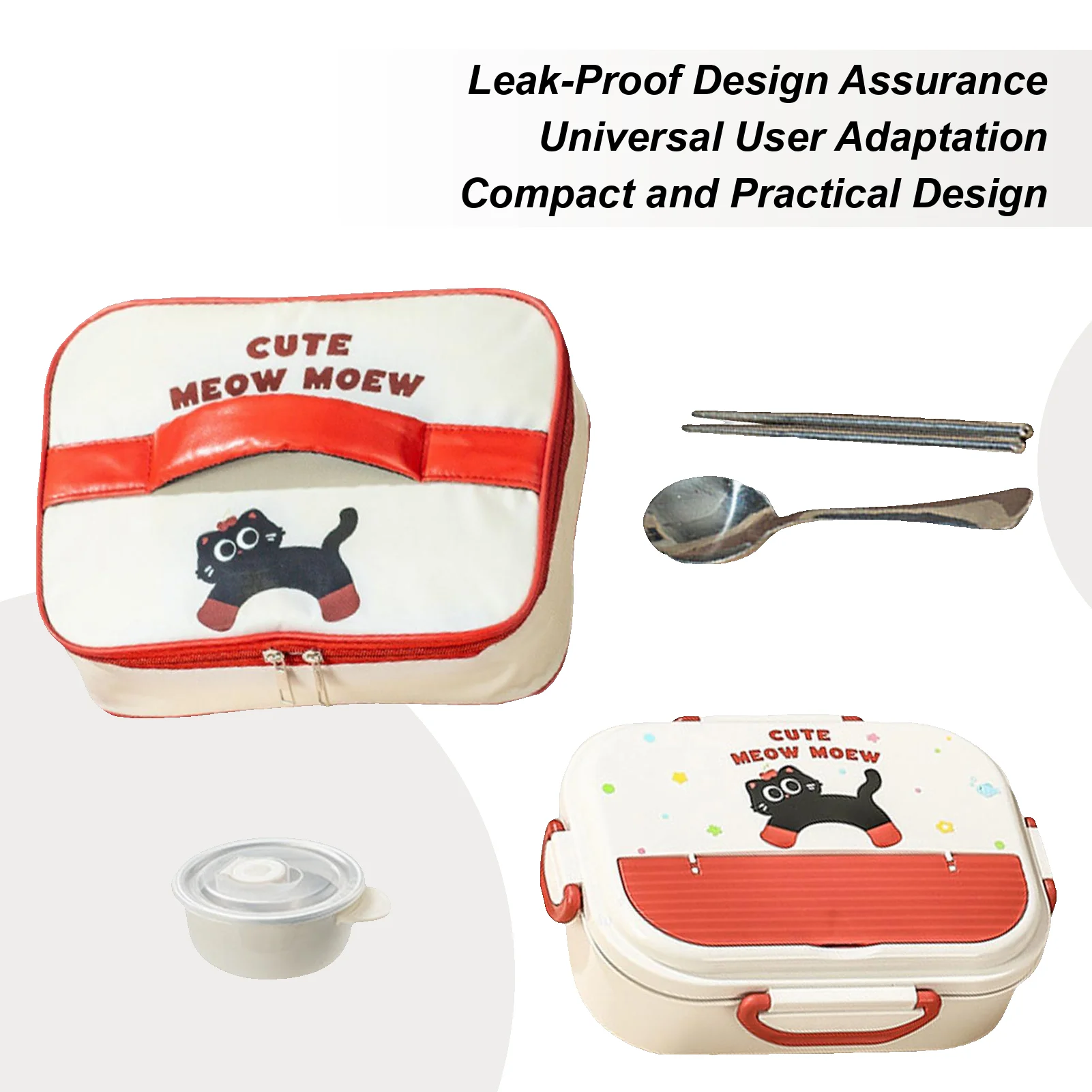 

Ланч-бокс из нержавеющей стали для детей, контейнеры для хранения еды из нержавеющей стали с посудой, портативное, безопасное для хранения еды в микроволновой печи