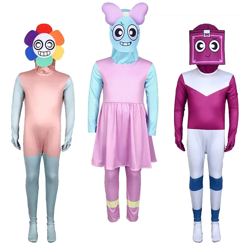 أزياء الهالوين Dandy Boxten التأثيرية لعام 2025 لصب الأطفال، مجموعة القماش، juego d'horreur، Tournesol، موندي