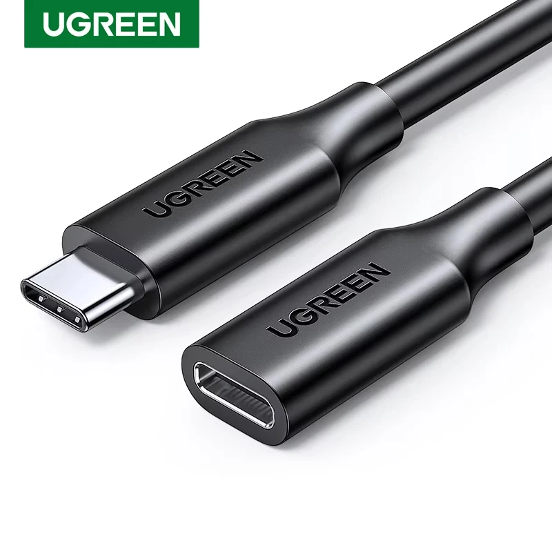 UGREEN USB 3.2 GEN1 Type C Extension Cable 5A 10Gbps High speed Data Transmission Type C Male to Female 100W Fast Charging Cable