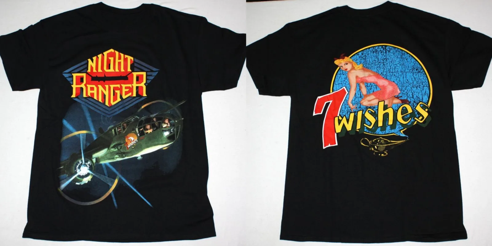 Night Ranger Band Double Sided Black All Size Gift T Shirt Ac1134