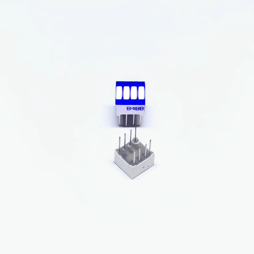 10PCS LED Display Module 4 Segment Bar Graph Ultra Bright Red Green Blue Yellow White Colors Multi-color Bar-Graph Module DIY