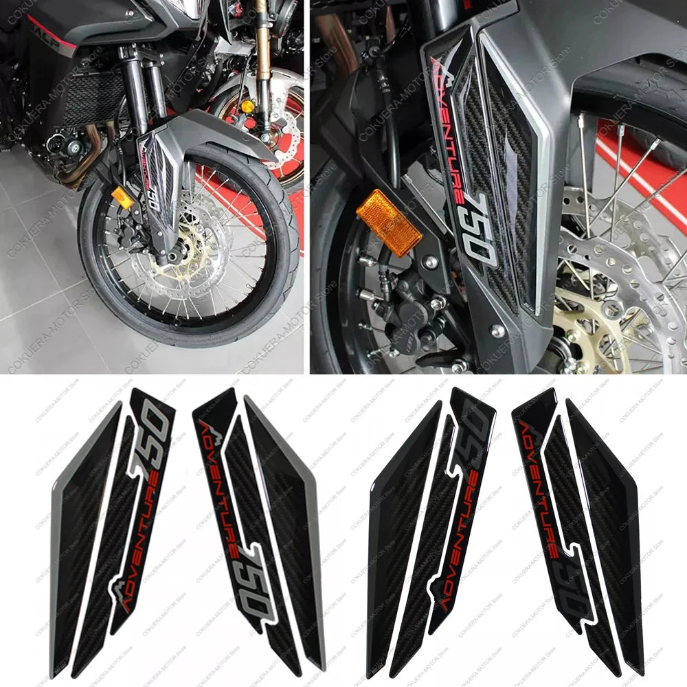 

For Transalp XL 750 Motorcycle Fender Protection Mudguard Sticker 3D Epoxy Resin Protection Sticker Decals Body Sticker