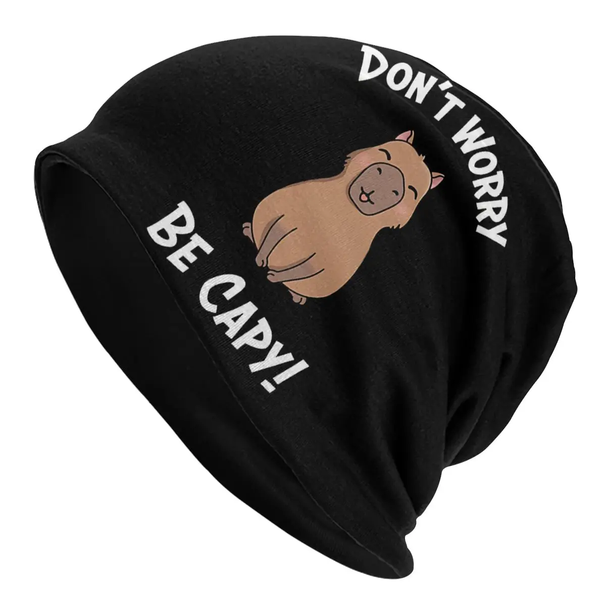 Capy Capybara Animal Cap Men Women Paragraph Beanie Warm Fashion Hundred Take Ins Pullover Slouch Hiphop Thin Unisex