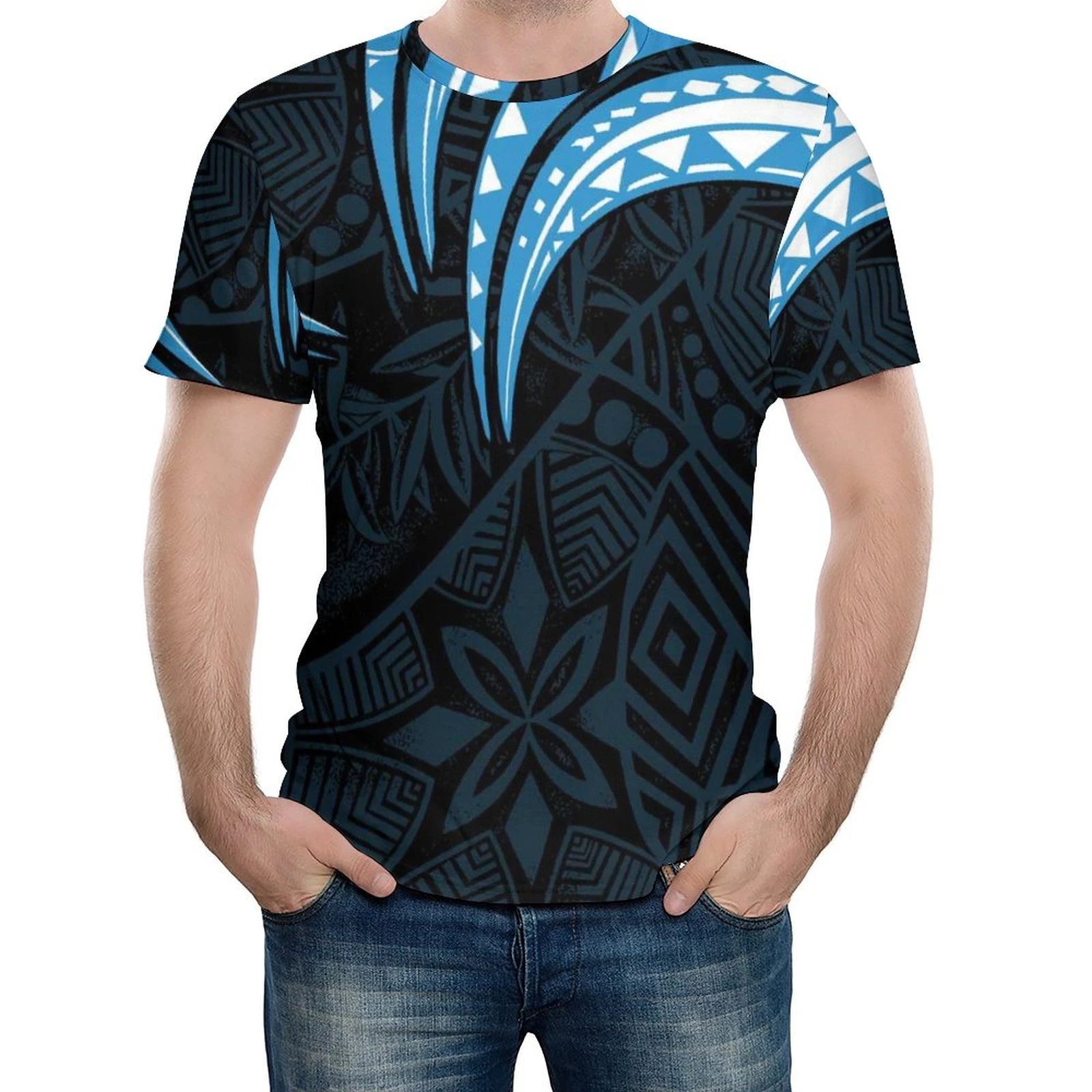 2022 Hot Summer Tribal T Shirt Men Casual Printed Samoa Brand Design Noble Puletasi Short Sleeve Streetwear