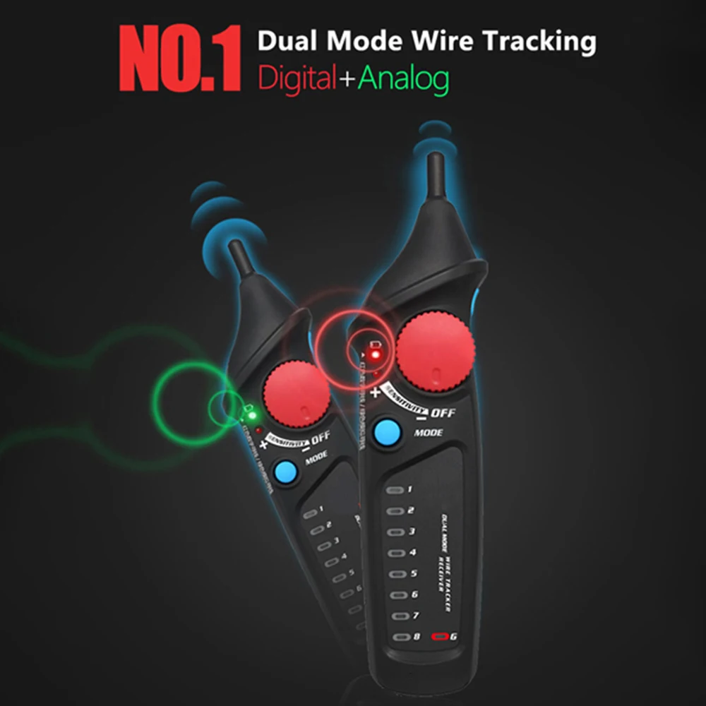 MAXRIENY FWT82 Profesjonalny Cyfrowy Analizator Kabli Sieciowych RJ45 RJ11 Ethernet LAN, Lokalizator, Tester, Wykrywacz Linii