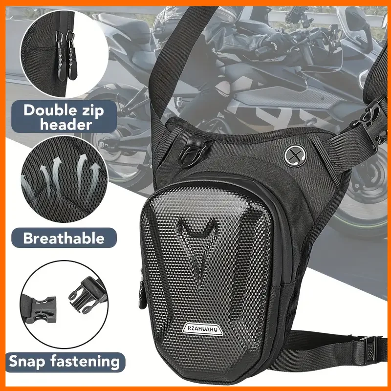 

Motorcycle Drop Leg Bag For Men Women Ride Cycling Casual Waist Bag Fanny Pack Travel Hiking Climbing Outdoor Pocket Waterproof